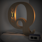 Wood Letter Light
