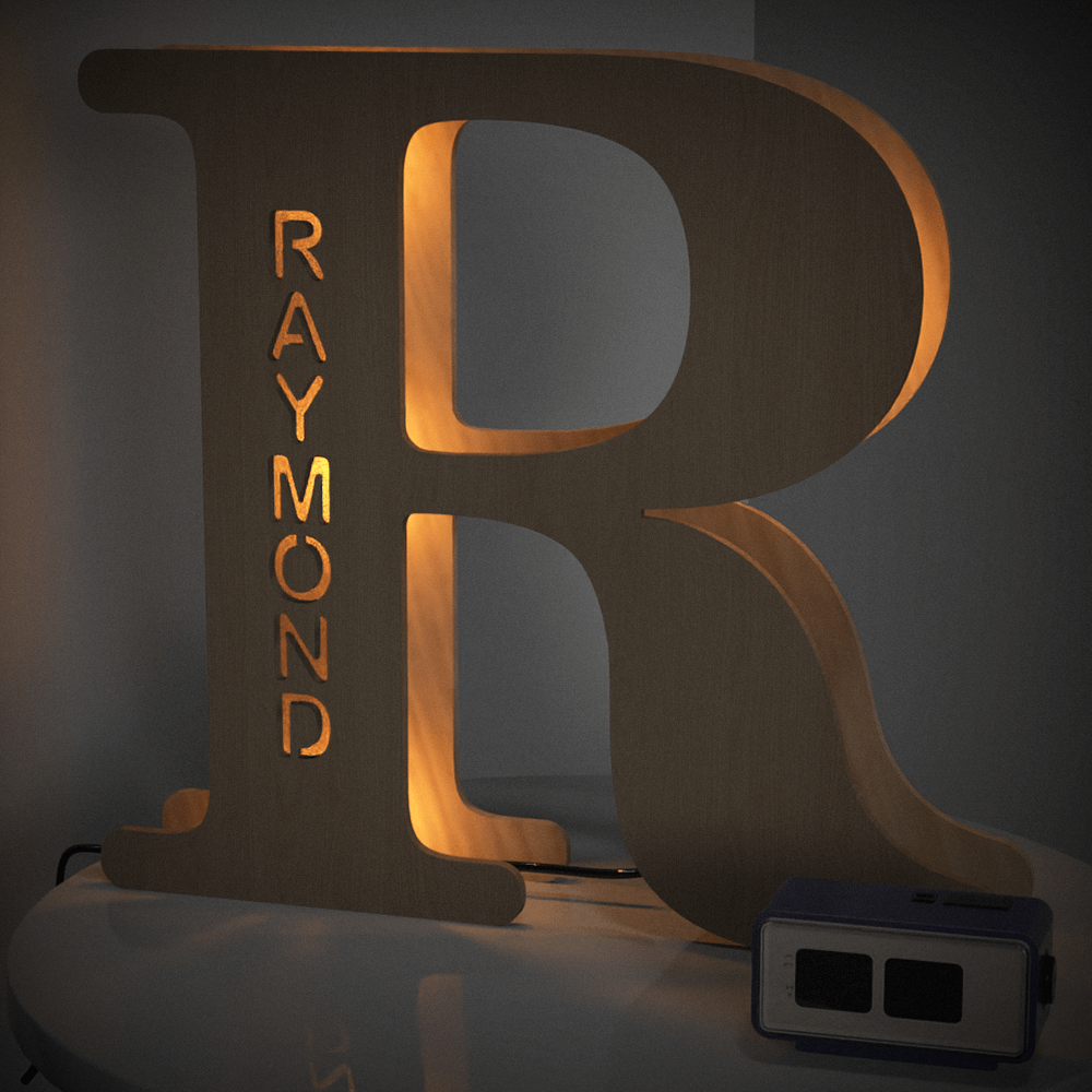 Wood Letter Light