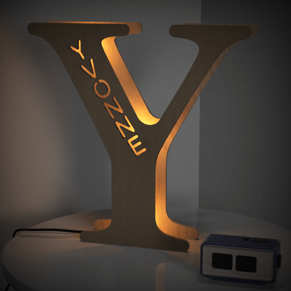 Wood Letter Light