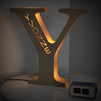 Wood Letter Light