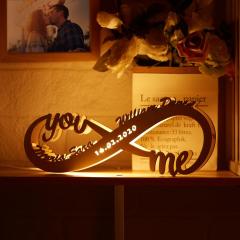Wood Name Lamp
