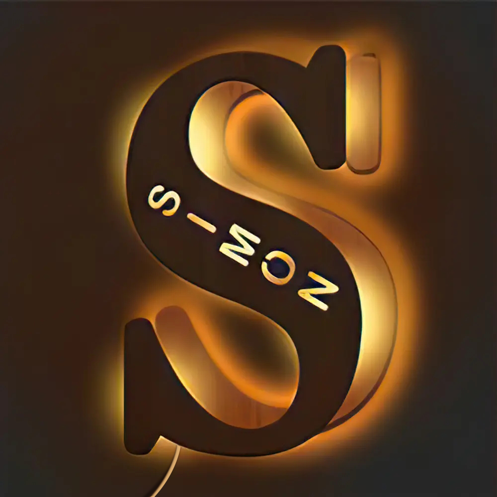 Wood Alphabet Light