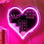 Mom Puzzle Mirror Light