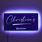 Name Mirror Light