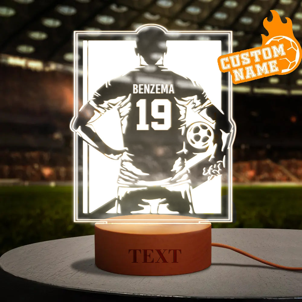 Soccer Wood Light