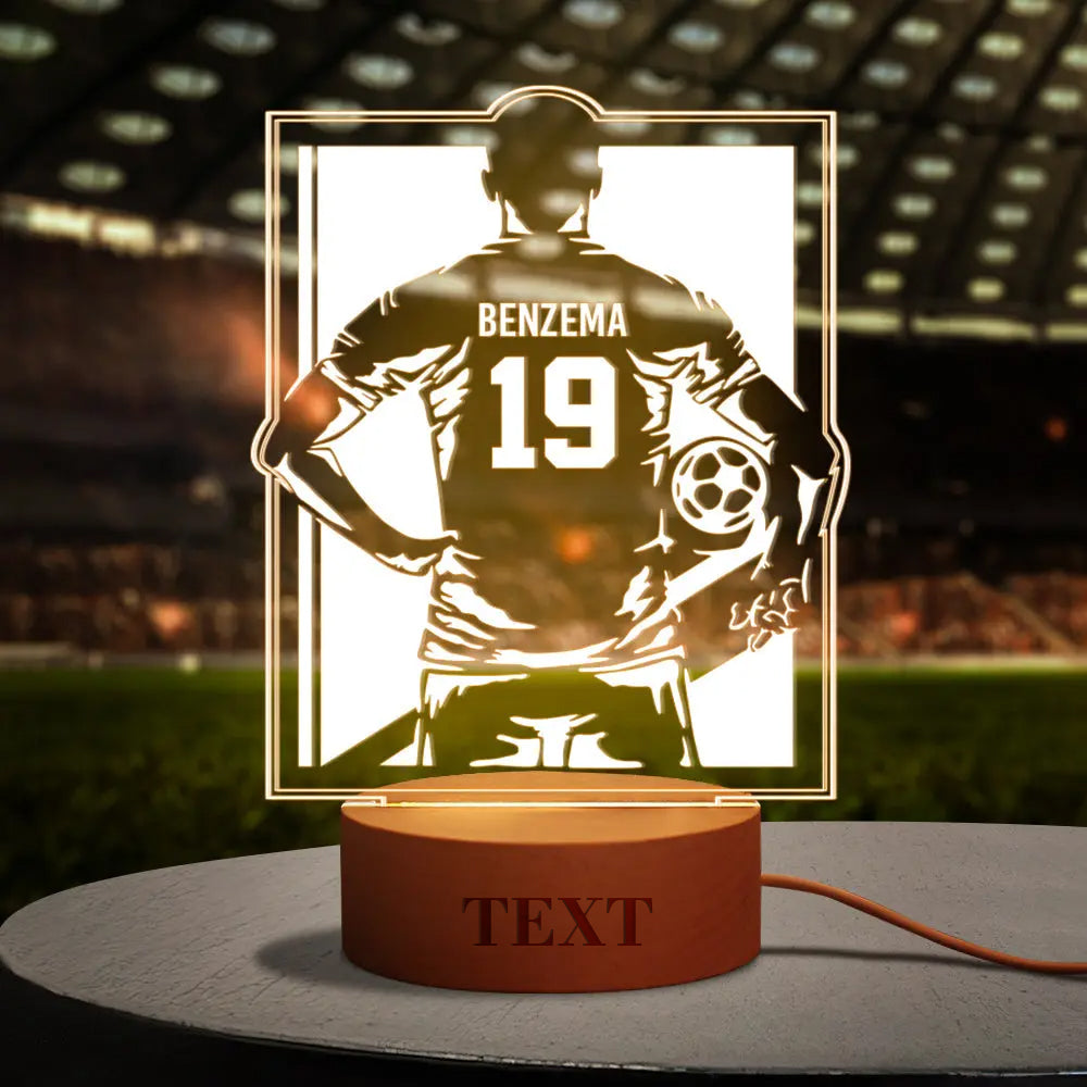 Soccer Wood Light