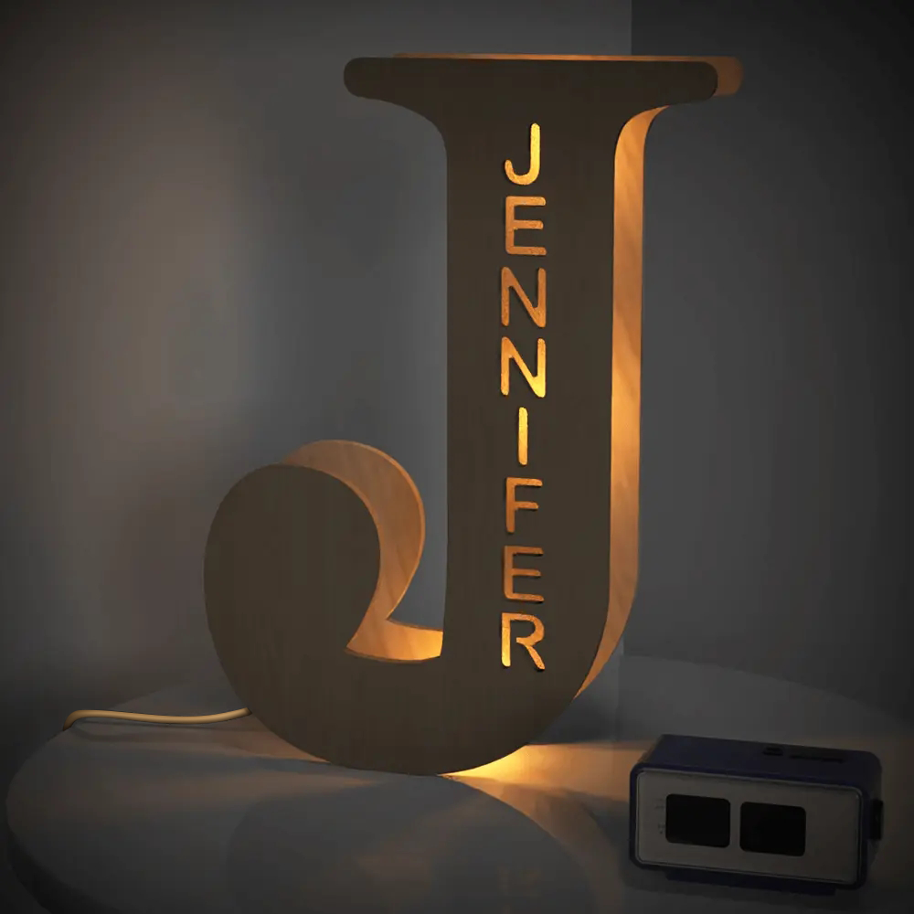 Wood Alphabet Light