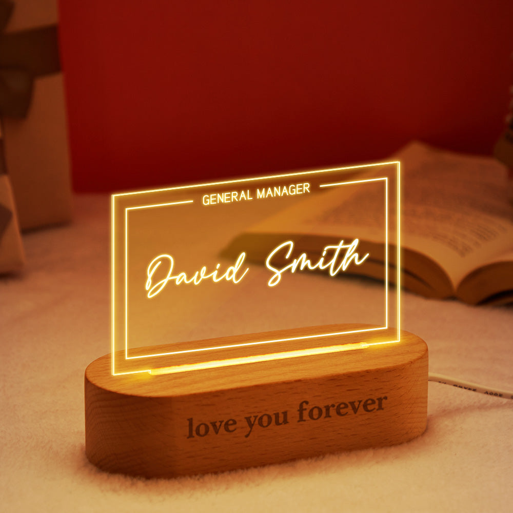 Name Sign Light