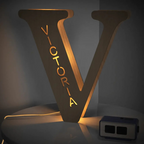 Wood Alphabet Light