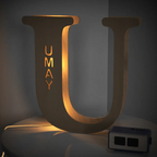 Wood Alphabet Light