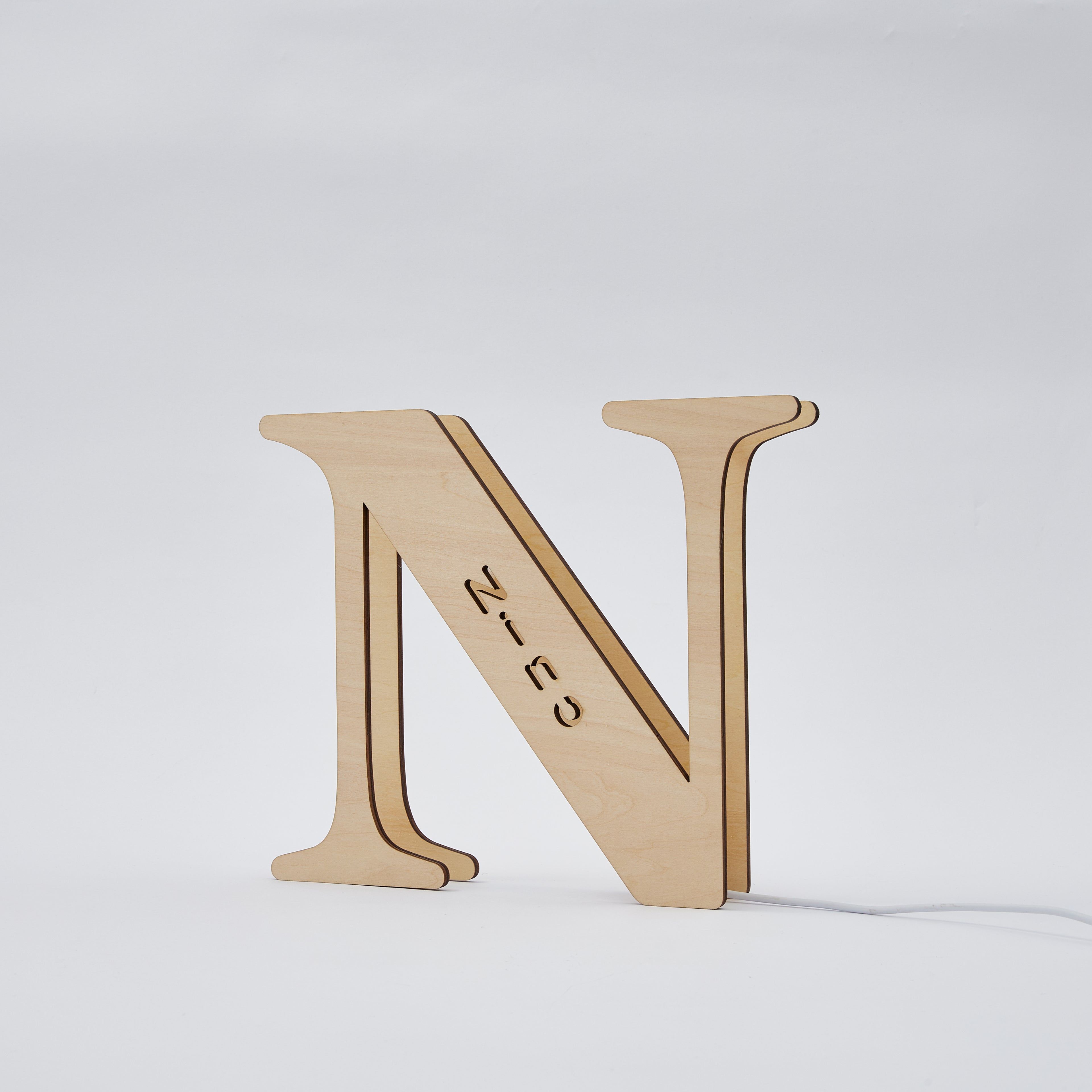 Wood Alphabet Light