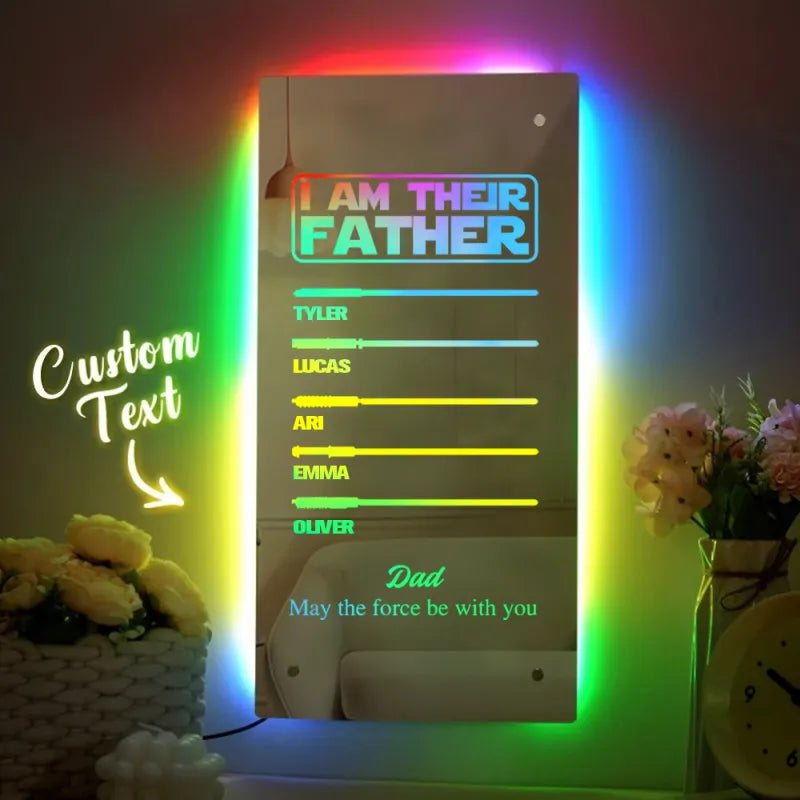 Lightsaber Mirror Light